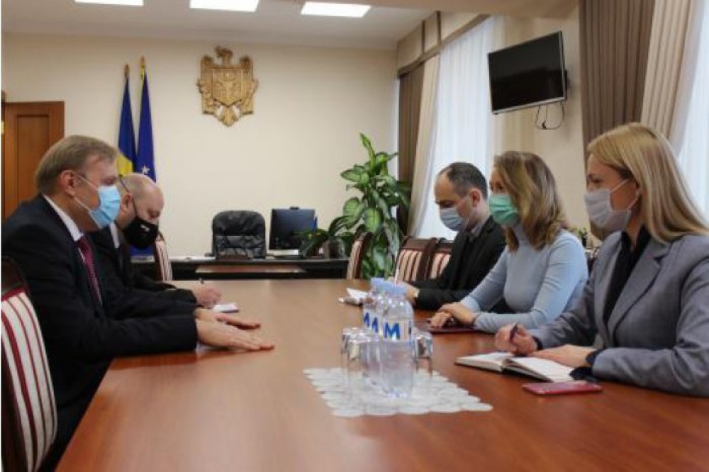 Vicepremierul Olga Cebotari s-a întâlnit cu Ambasadorul Ucraineni în R. Moldova